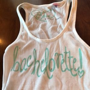 Betsey Johnson bachelorette tank & short PJs